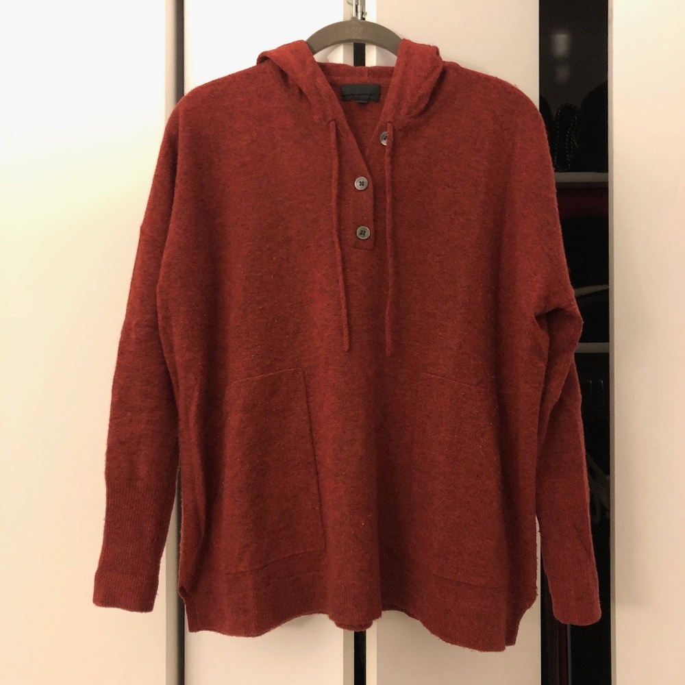 J. Crew Cashmere Pullover Sweater with Buttons